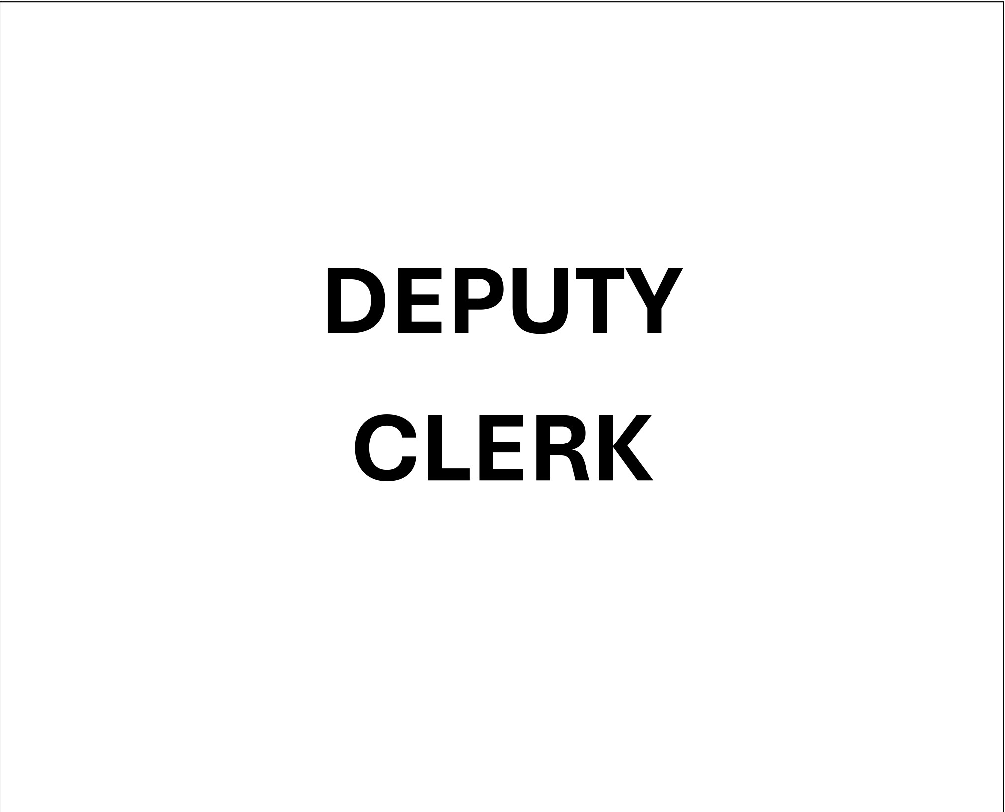 Photo of Deputy Clerk